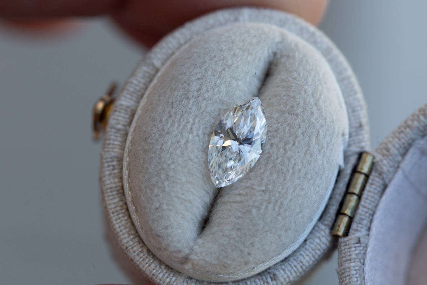 1.22ct marquise lab diamond, E/VS1