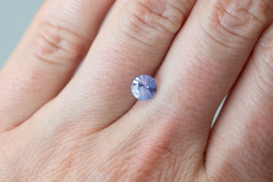 1.18ct Round Opalescent Lavender Purple Pink Sapphire