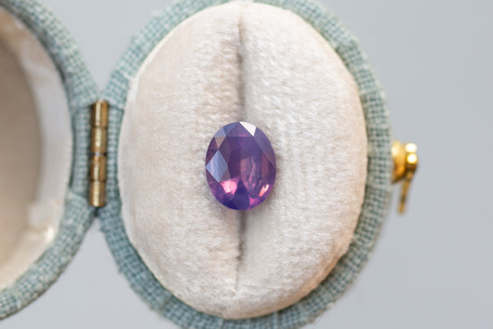 1.53ct Oval Mauve Pink Purple Sapphire