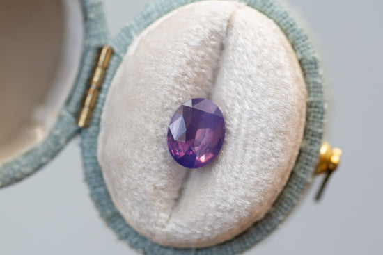 1.53ct Oval Mauve Pink Purple Sapphire