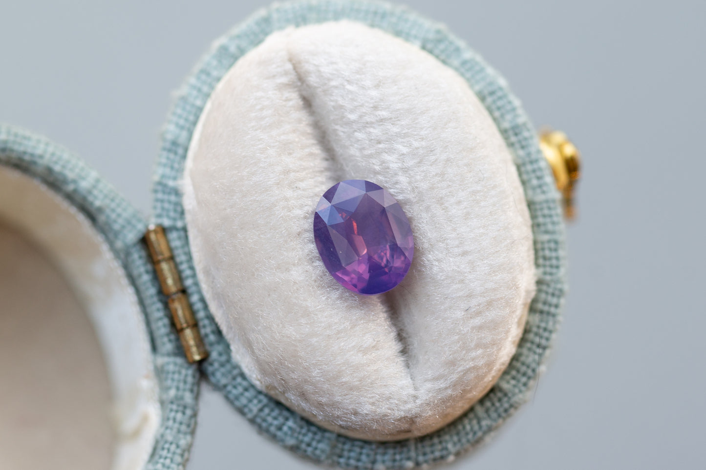 1.53ct Oval Mauve Pink Purple Sapphire