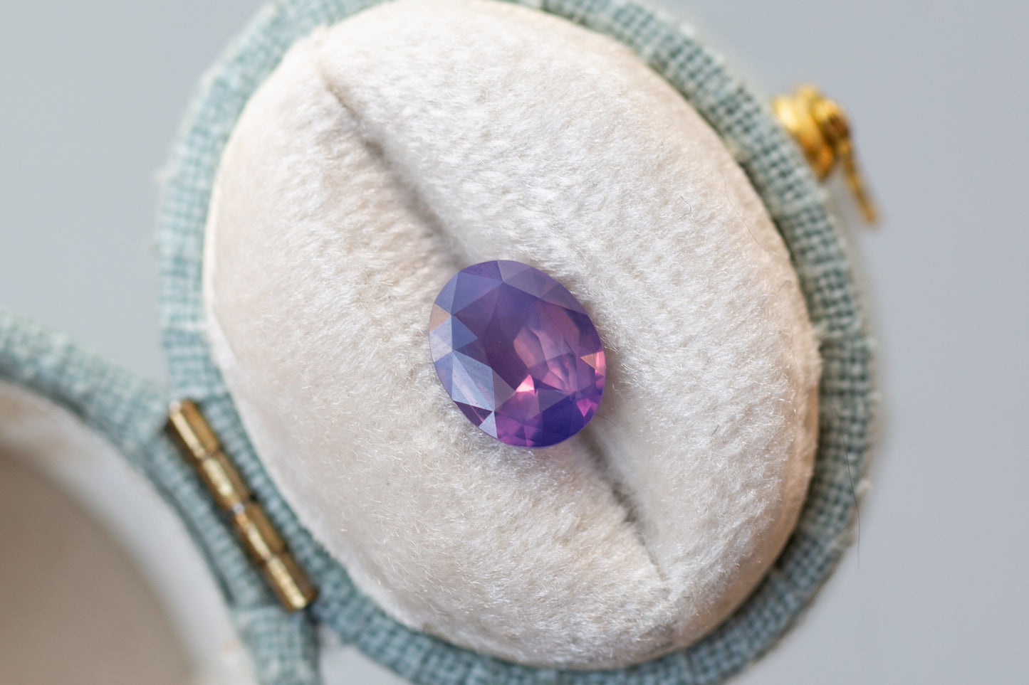 1.53ct Oval Mauve Pink Purple Sapphire