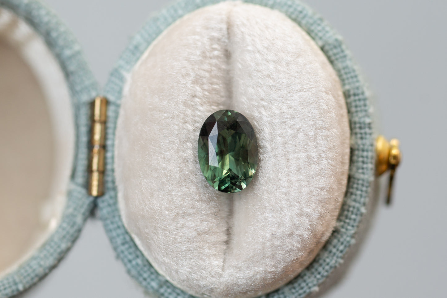 1.62ct Oval Green Sapphire