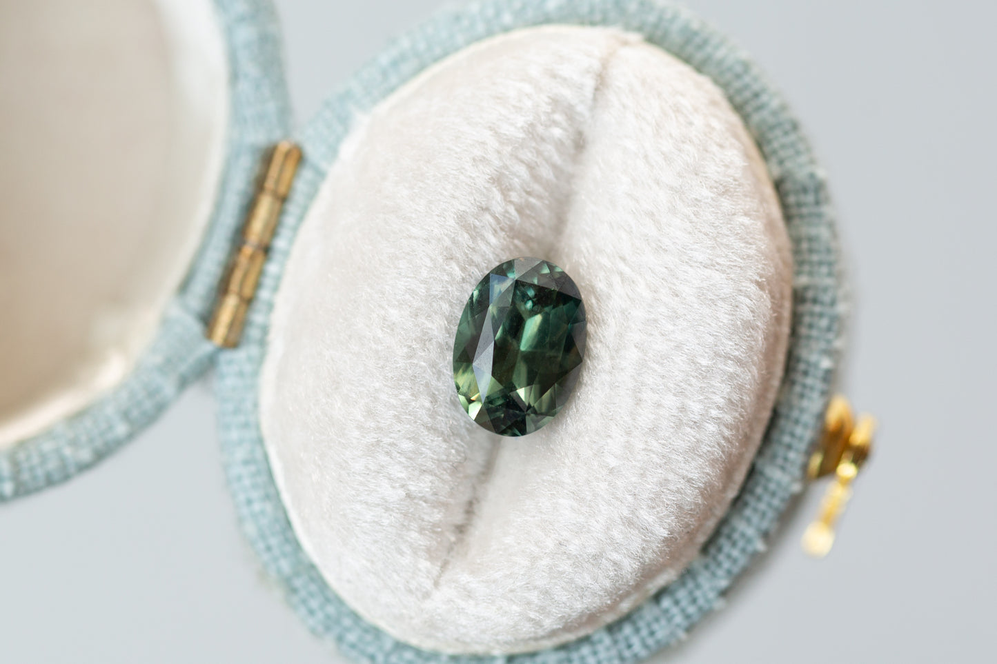 1.62ct Oval Green Sapphire