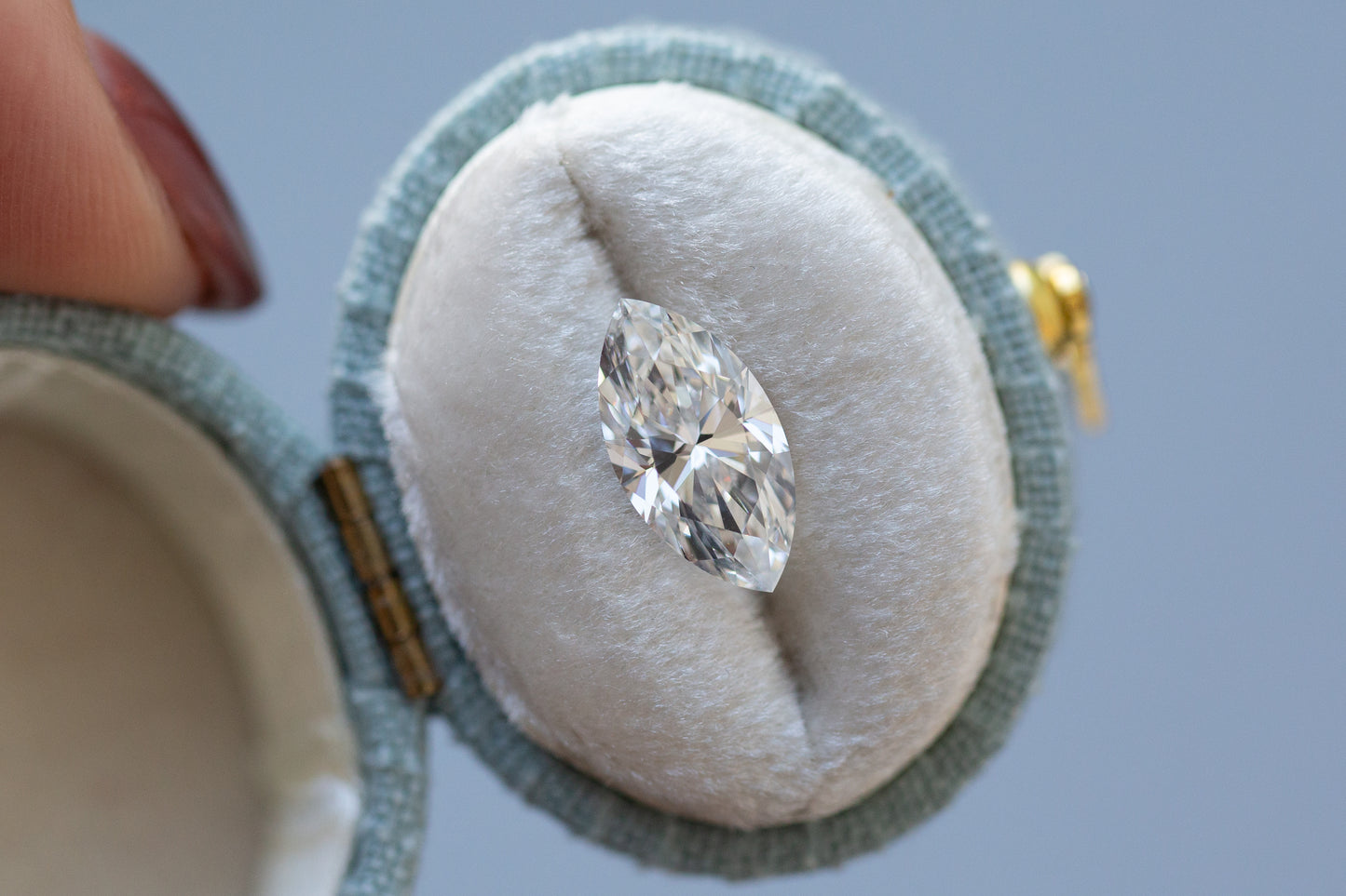 2.06ct Marquise Lab Diamond, E VVS2