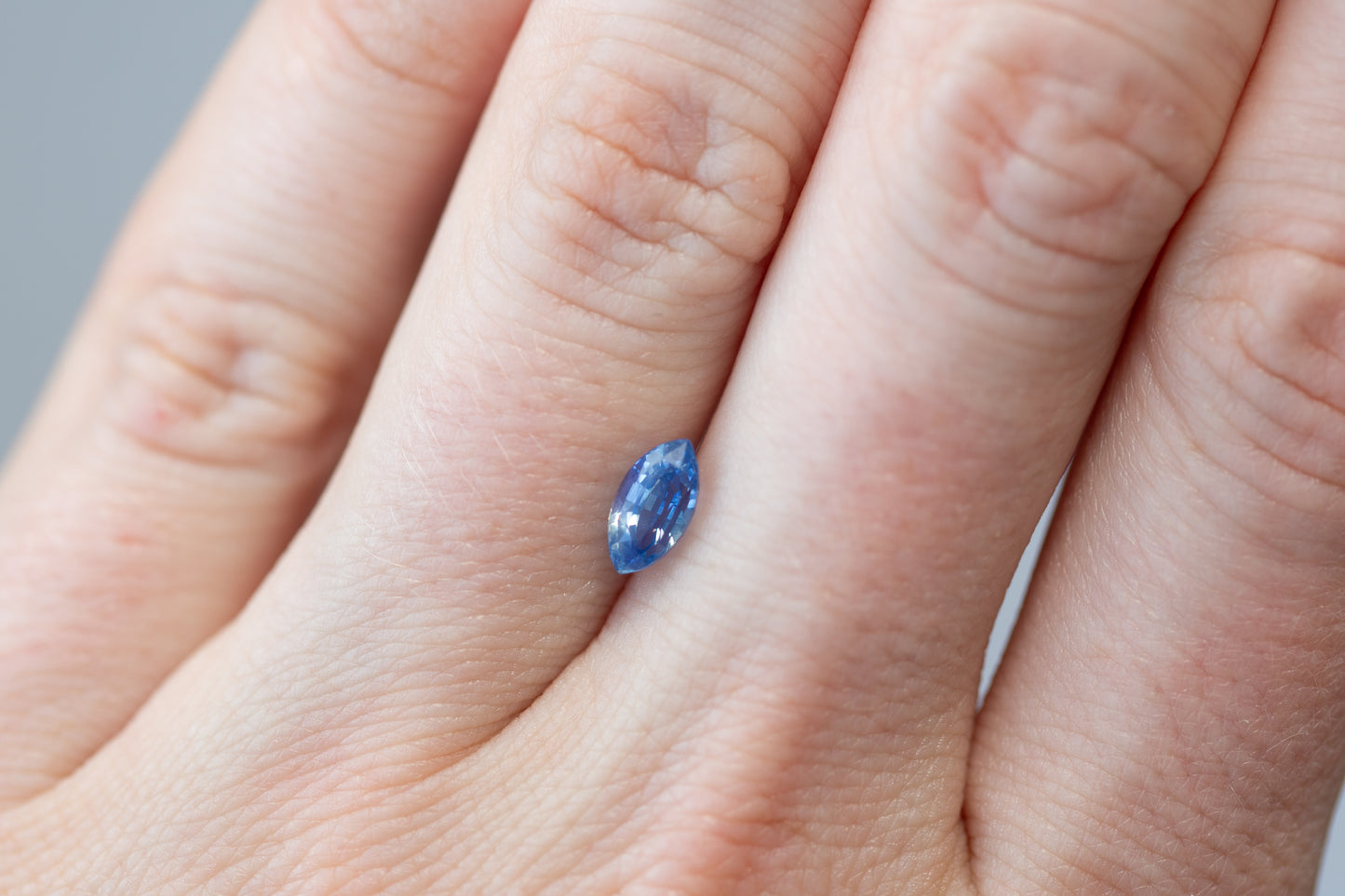 1.01ct Marquise Opalescent Blue Sapphire