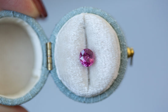 1.02ct Oval Pink Sapphire