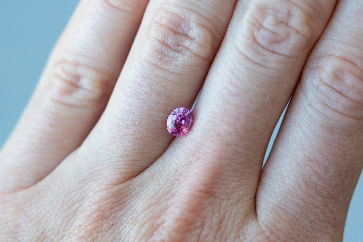 1.02ct Oval Pink Sapphire