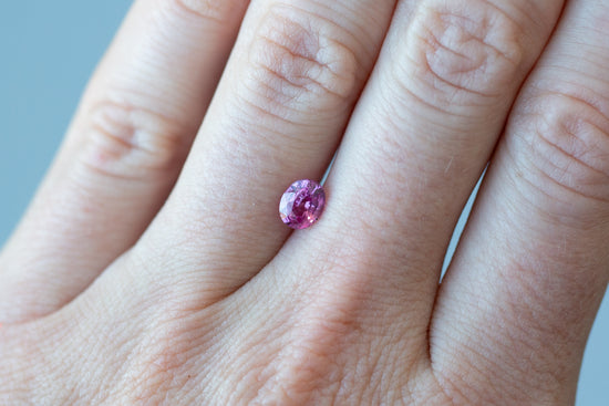 1.02ct Oval Pink Sapphire