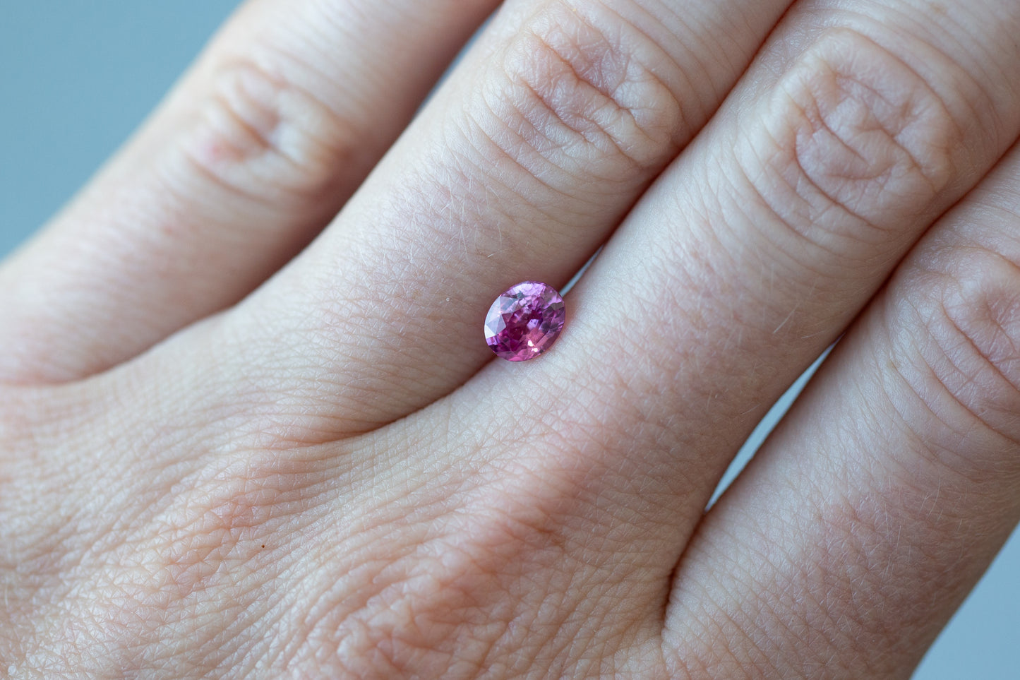 1.02ct Oval Pink Sapphire