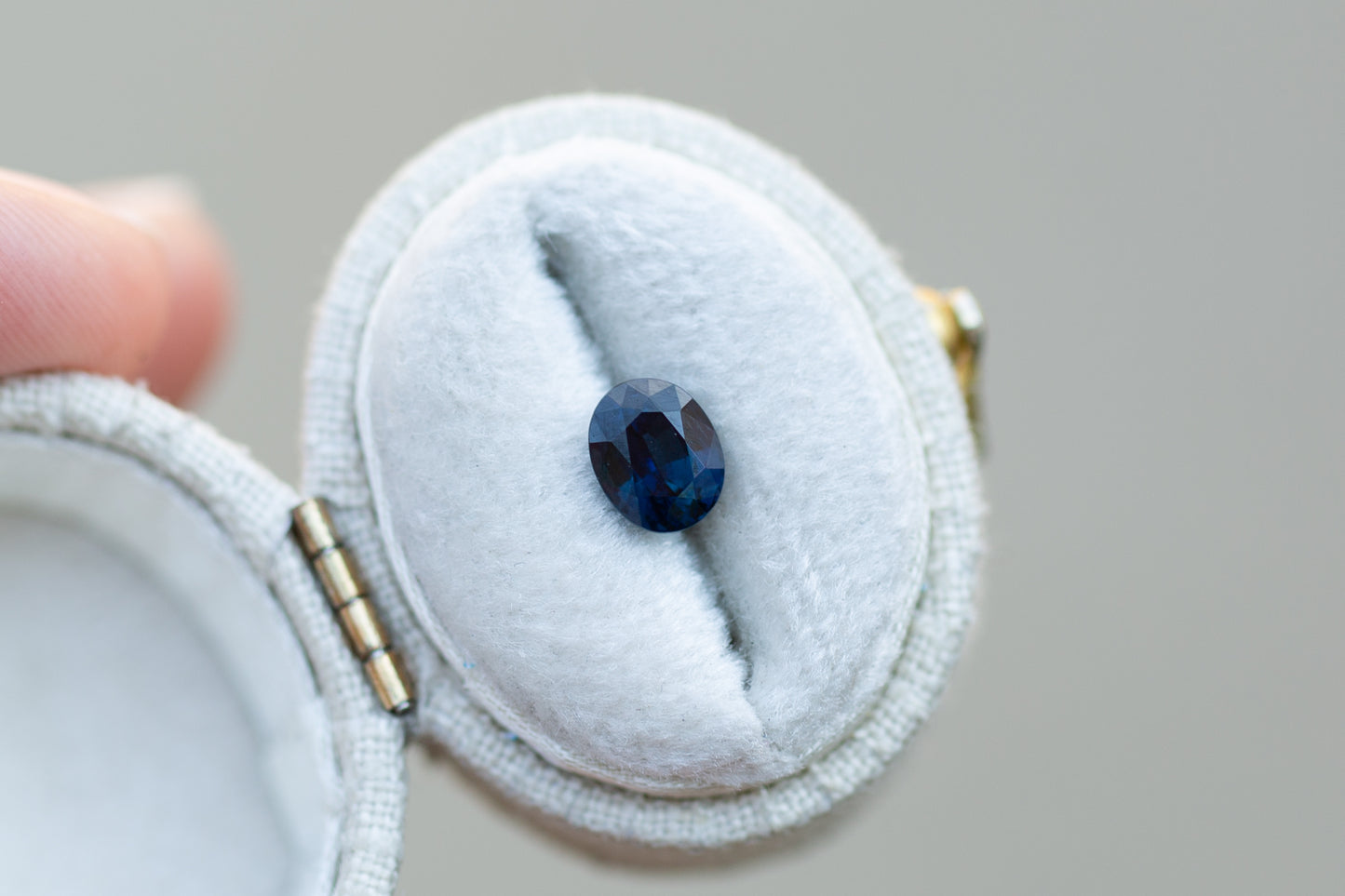 1.36ct Deep Blue Teal Sapphire