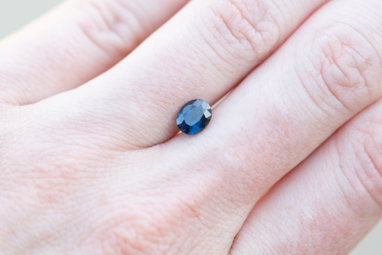 1.36ct Deep Blue Teal Sapphire