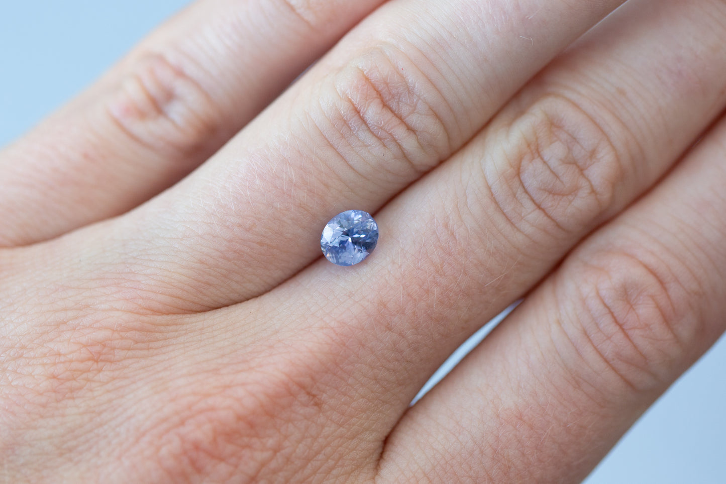 1.54ct Oval Smokey Violet Sapphire