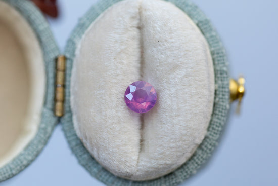 0.73ct Round Smoky Pink Sapphire