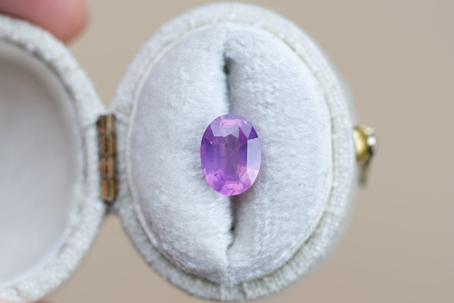 2.08ct Oval Purple Pink Sapphire