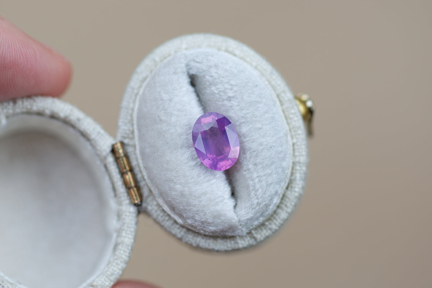 2.08ct Oval Purple Pink Sapphire