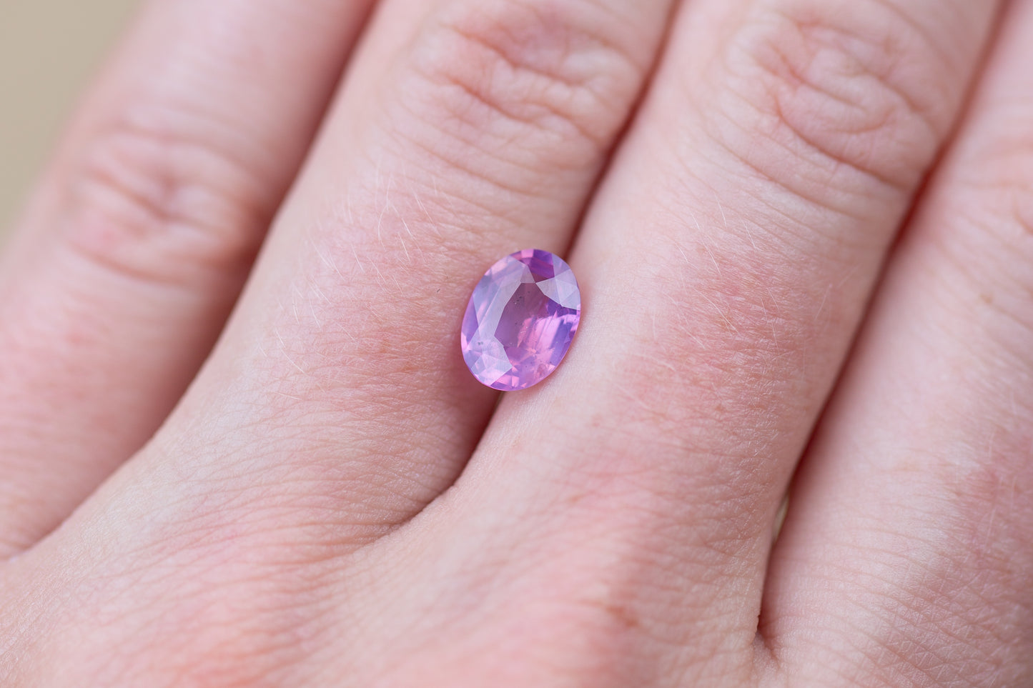 2.08ct Oval Purple Pink Sapphire