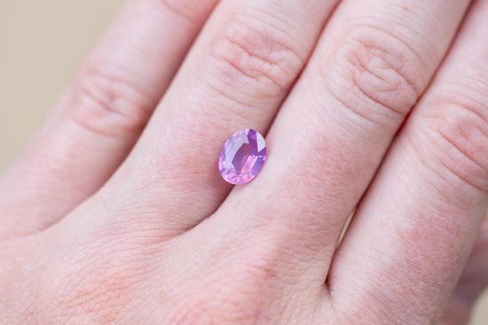 2.08ct Oval Purple Pink Sapphire