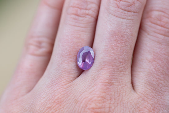 3.07ct Oval Purple Pink Sapphire