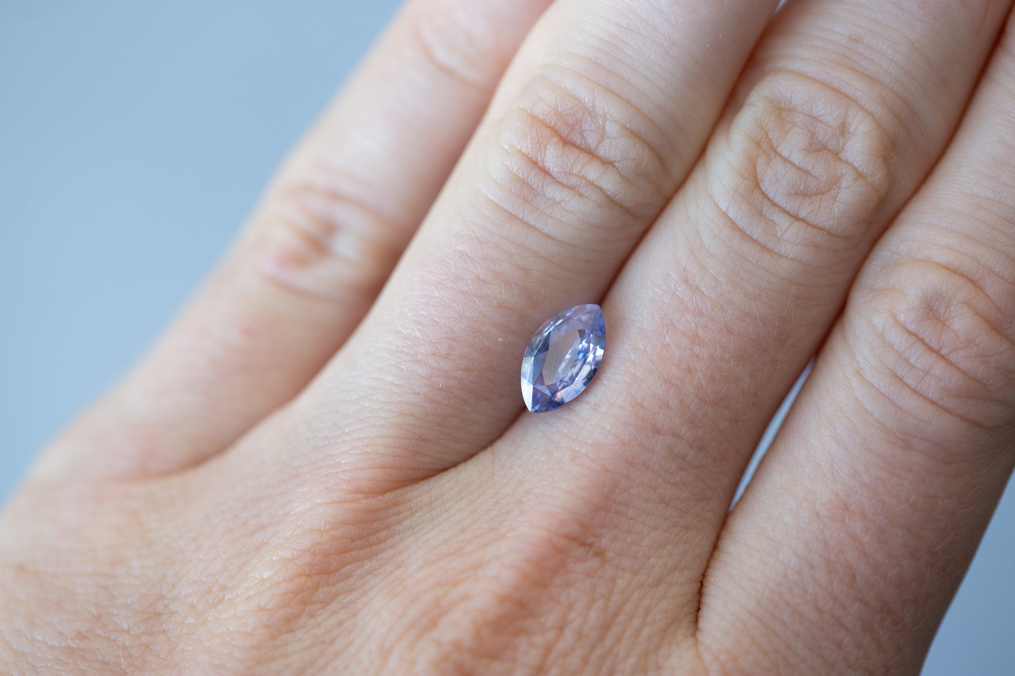 2.03ct Marquise Lavender Purple Pink Sapphire