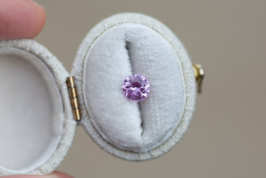 1.19ct Round Pink Sapphire