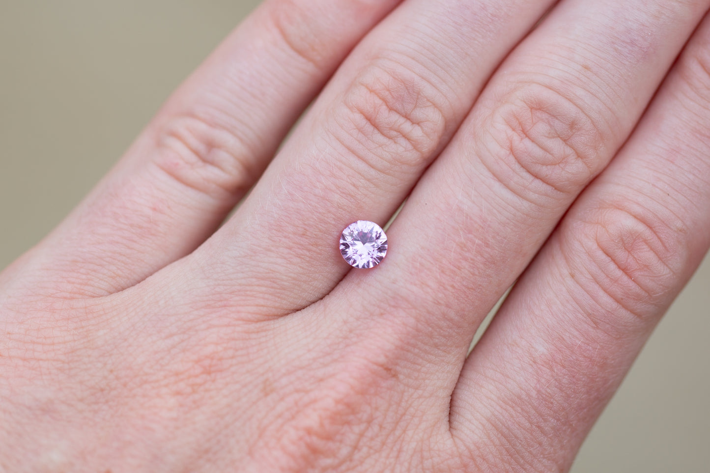 1.19ct Round Pink Sapphire