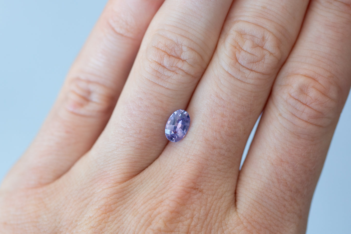 1.58ct Oval Violet Purple Sapphire