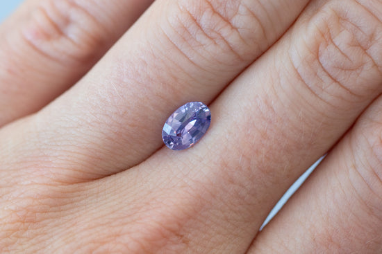 1.58ct Oval Violet Purple Sapphire