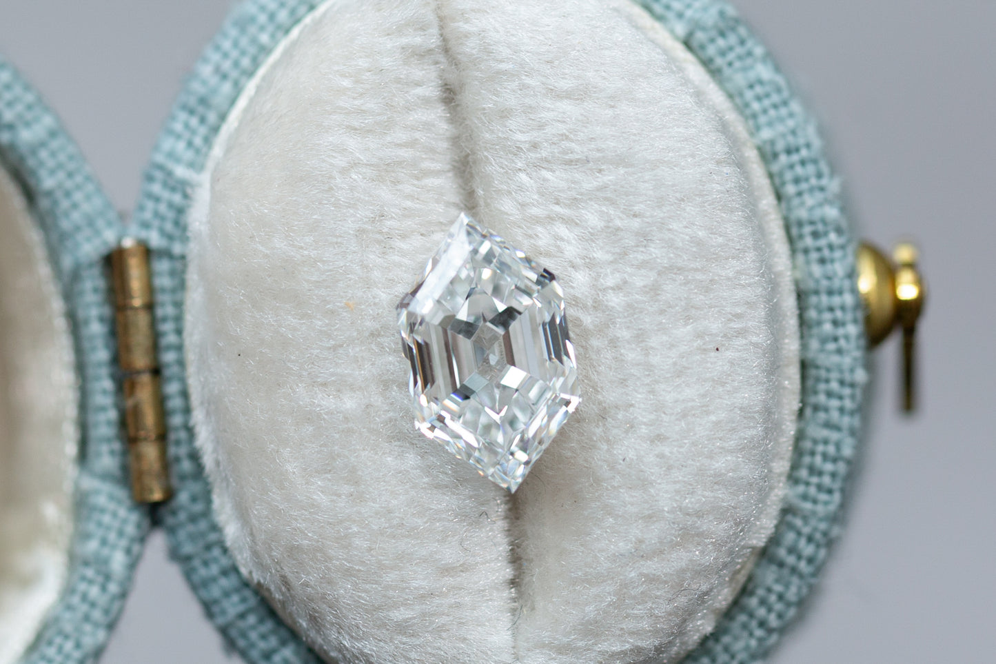 2.10ct Elongated Hexagon Lab Diamond, D VVS1