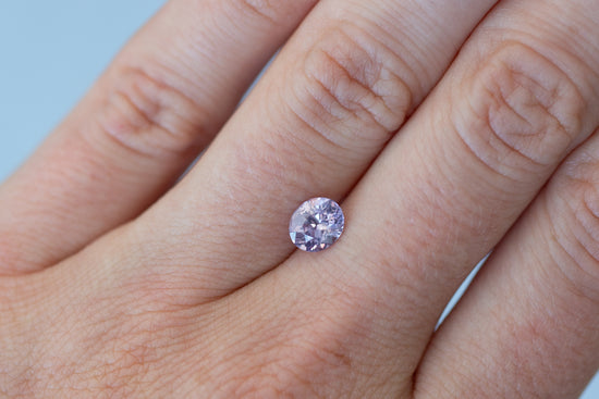 1.18ct Oval Smoky Pink Purple Sapphire