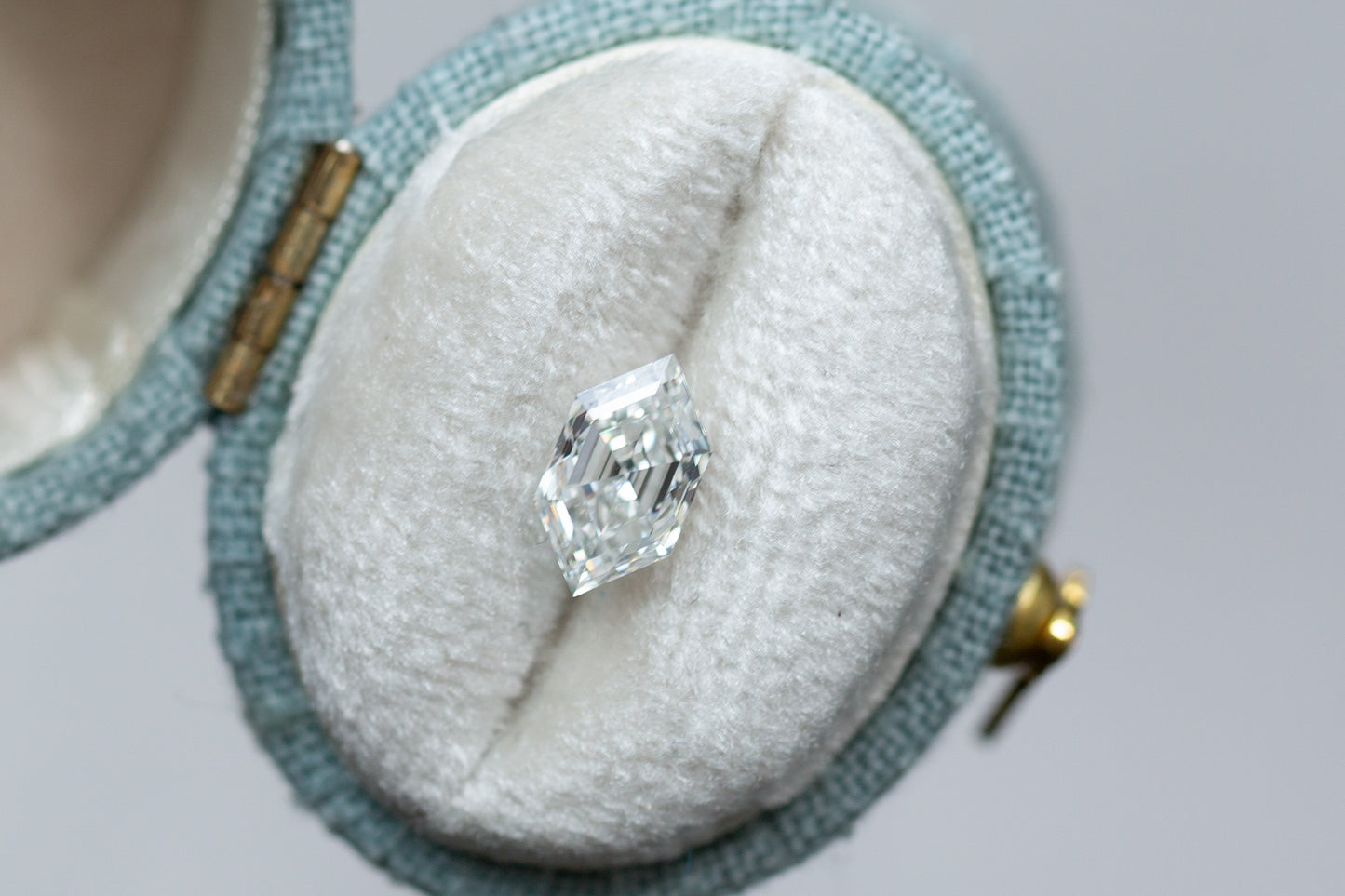 1.19ct Elongated Hexagon Lab Diamond, E VVS2