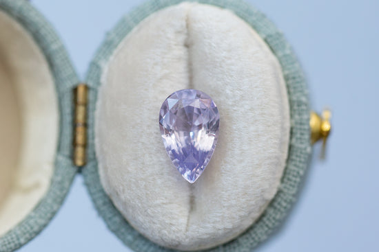 3.01ct Pear Lilac Sapphire