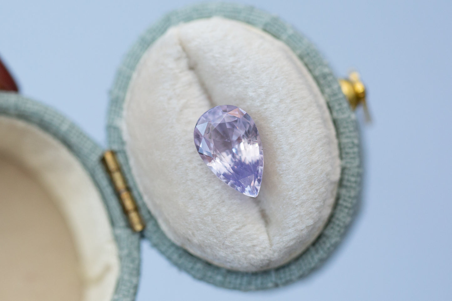 3.01ct Pear Lilac Sapphire