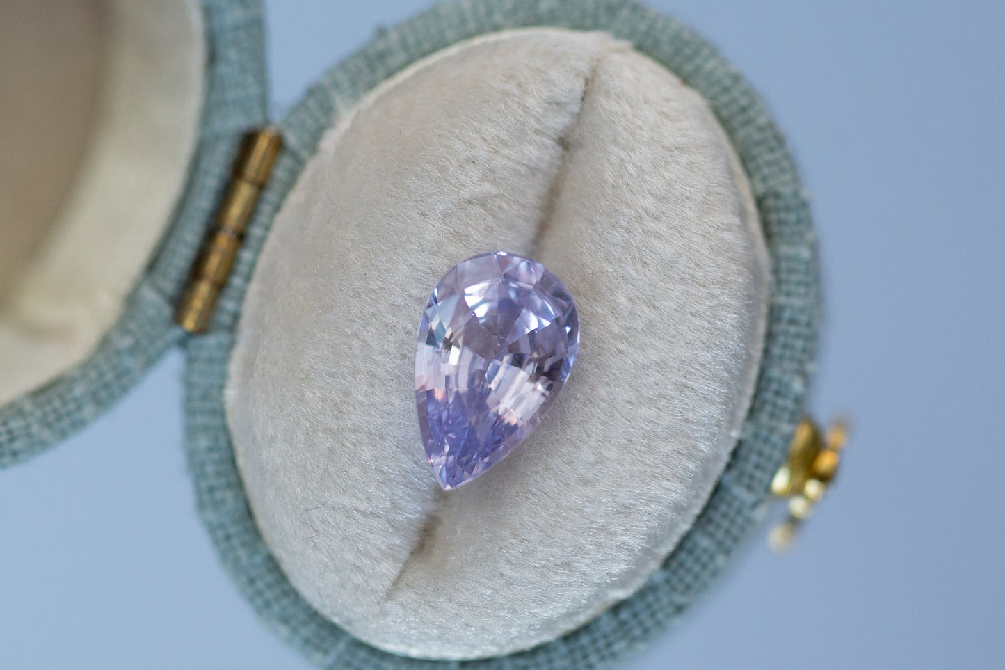 3.01ct Pear Lilac Sapphire