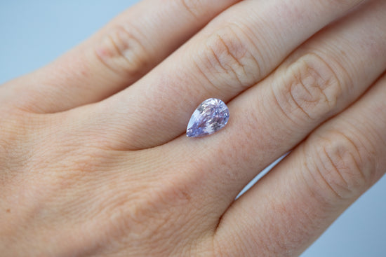 3.01ct Pear Lilac Sapphire