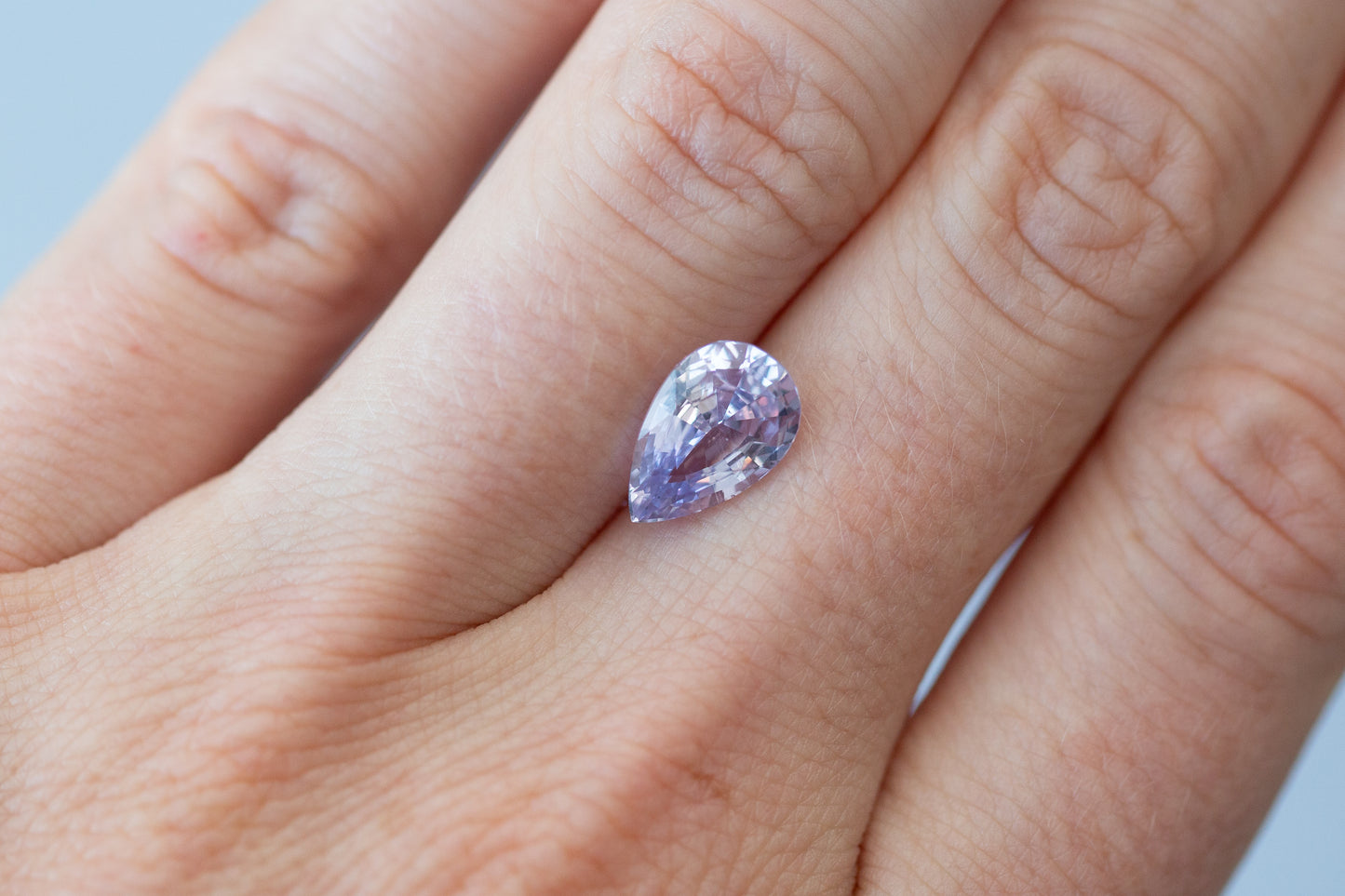 3.01ct Pear Lilac Sapphire