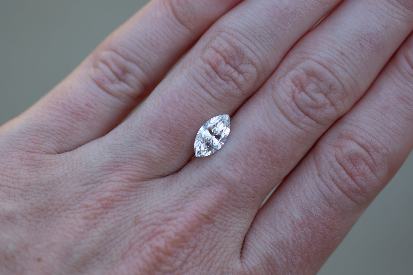 1.51ct Marquise Lab Diamond, F VS2