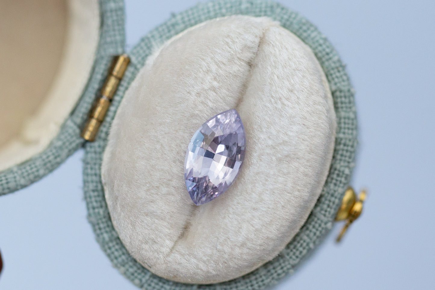 1.76ct Marquise Light  Purple Sapphire