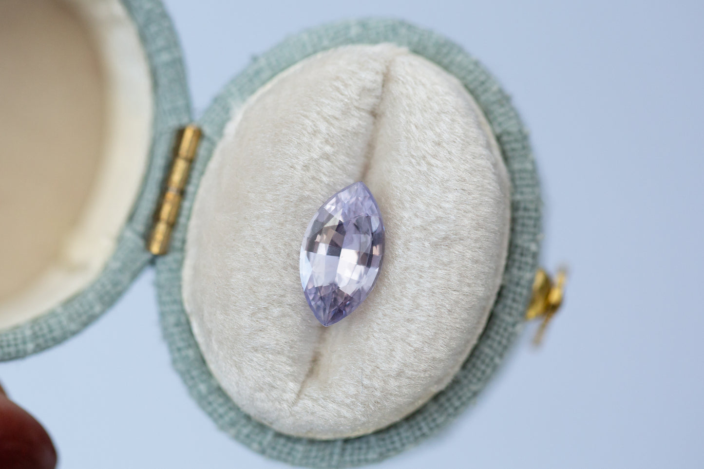 1.76ct Marquise Light  Purple Sapphire