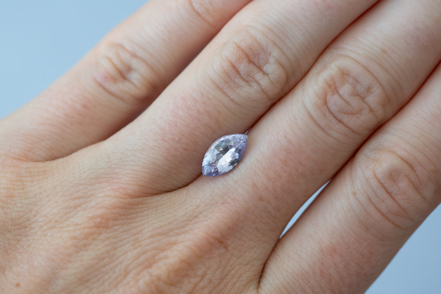 1.76ct Marquise Light  Purple Sapphire