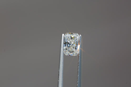 1.2ct radiant cut lab diamond, F/VS1