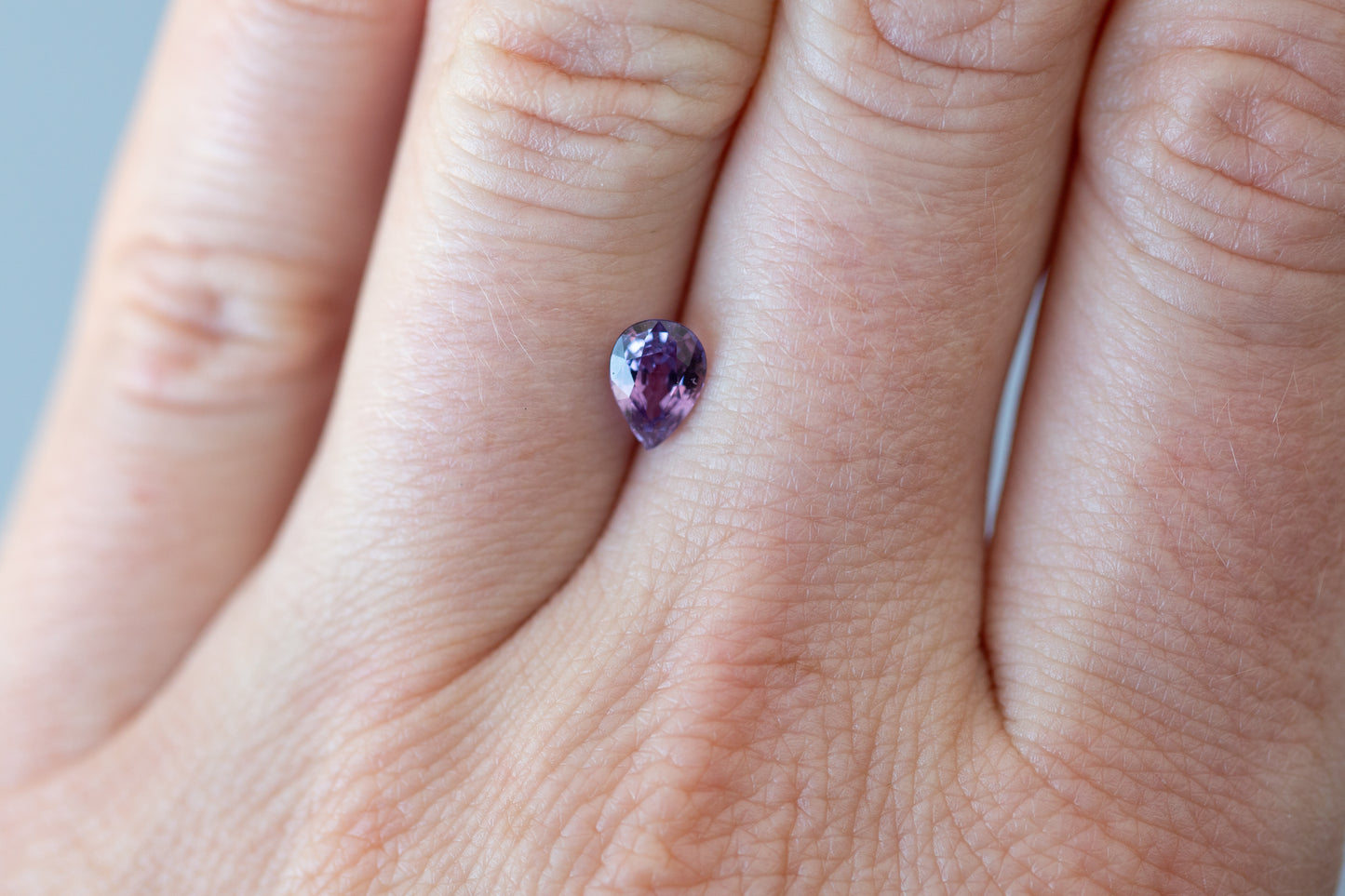 0.91ct Pear Purple Sapphire