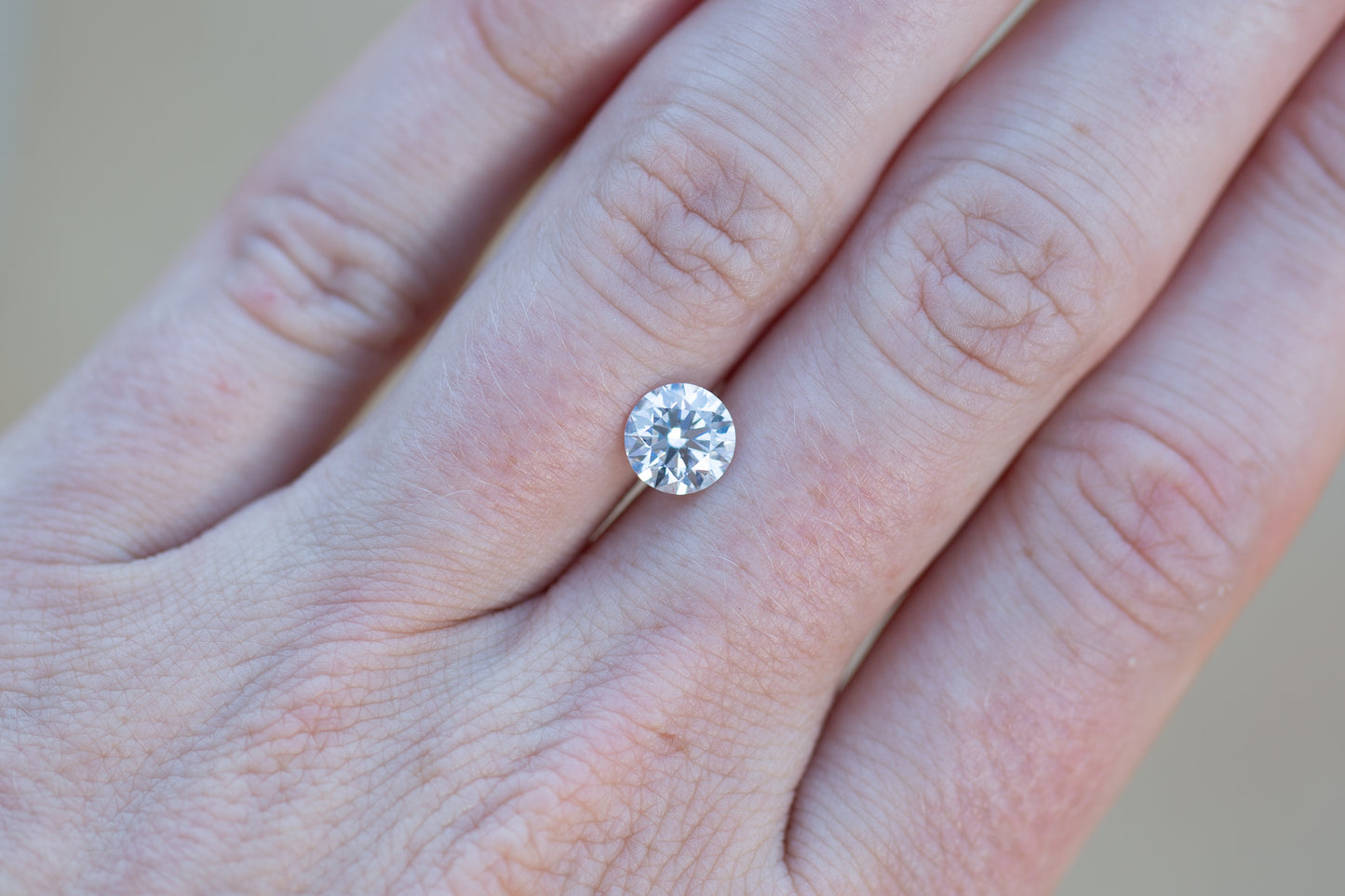 1.35ct Round Lab Diamond, E VS1