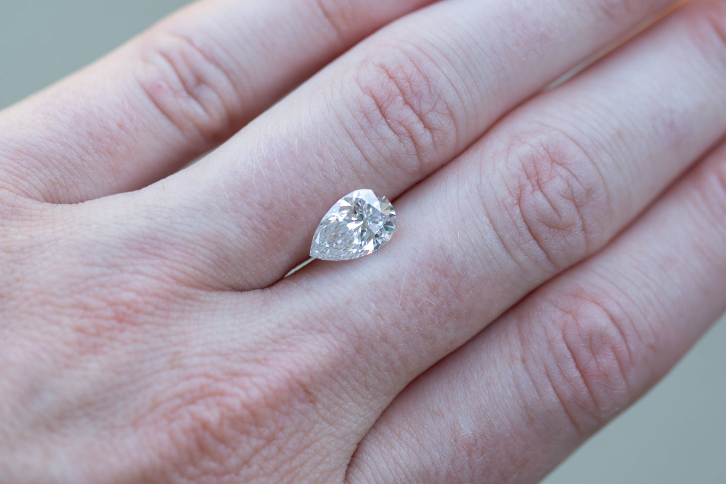 2.09ct Pear Lab Diamond, E VS1