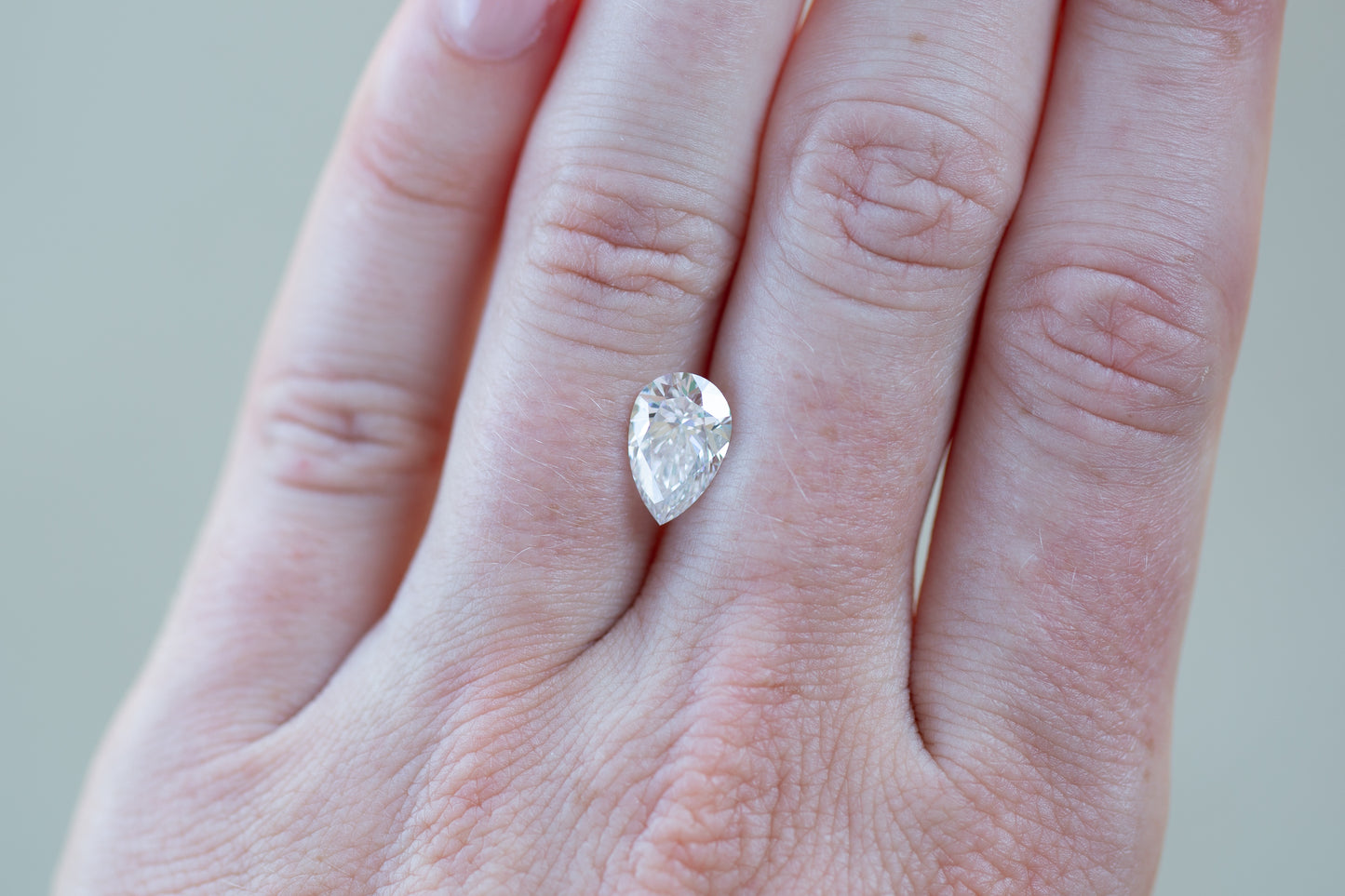 2.09ct Pear Lab Diamond, E VS1