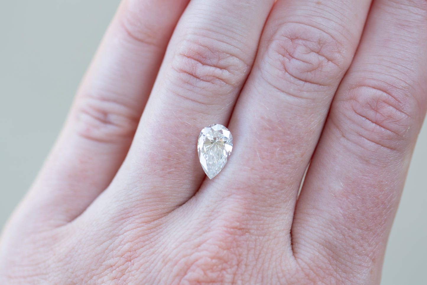 2.02ct Pear Lab Diamond, F VVS2