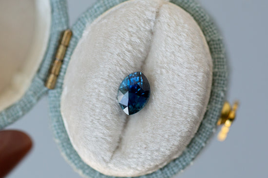 1.12ct Marquise Blue and Teal Sapphire