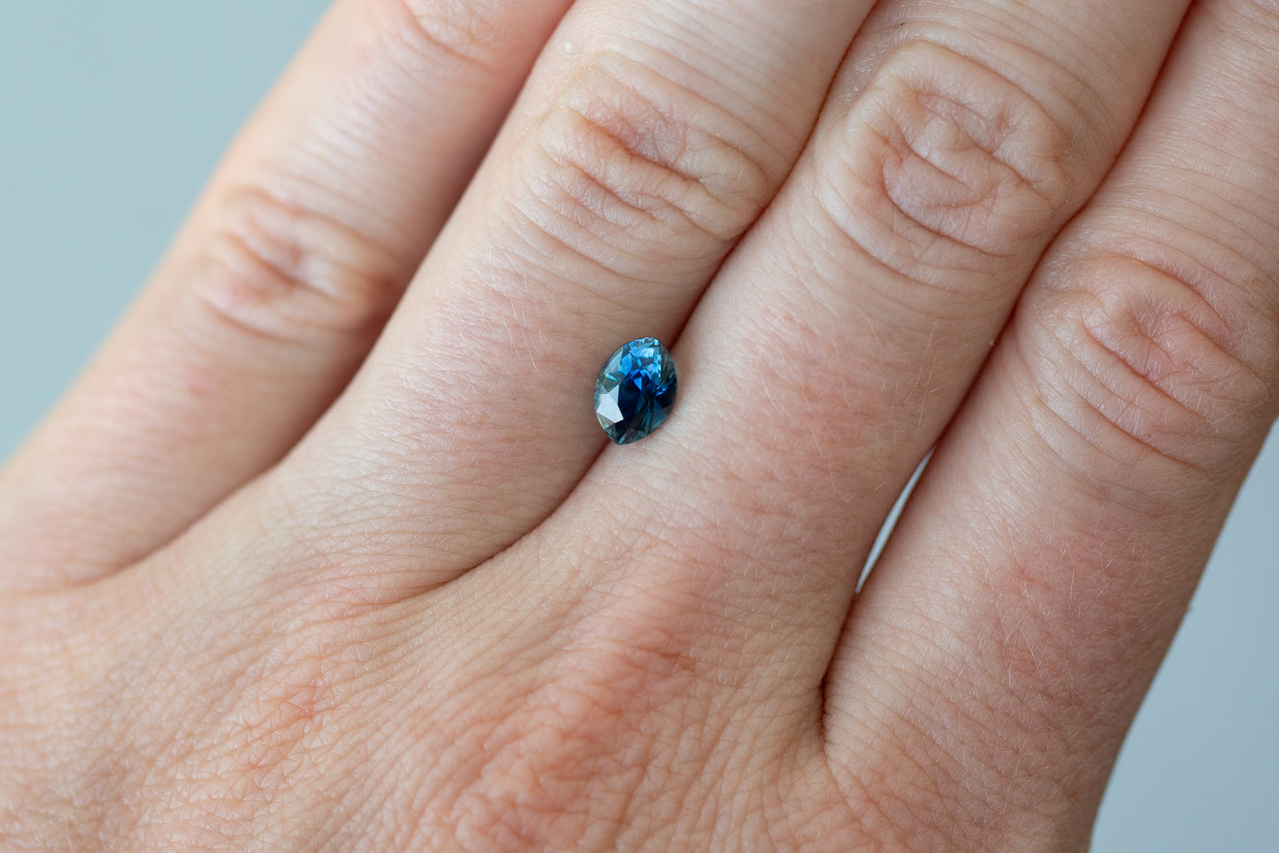 1.12ct Marquise Blue and Teal Sapphire