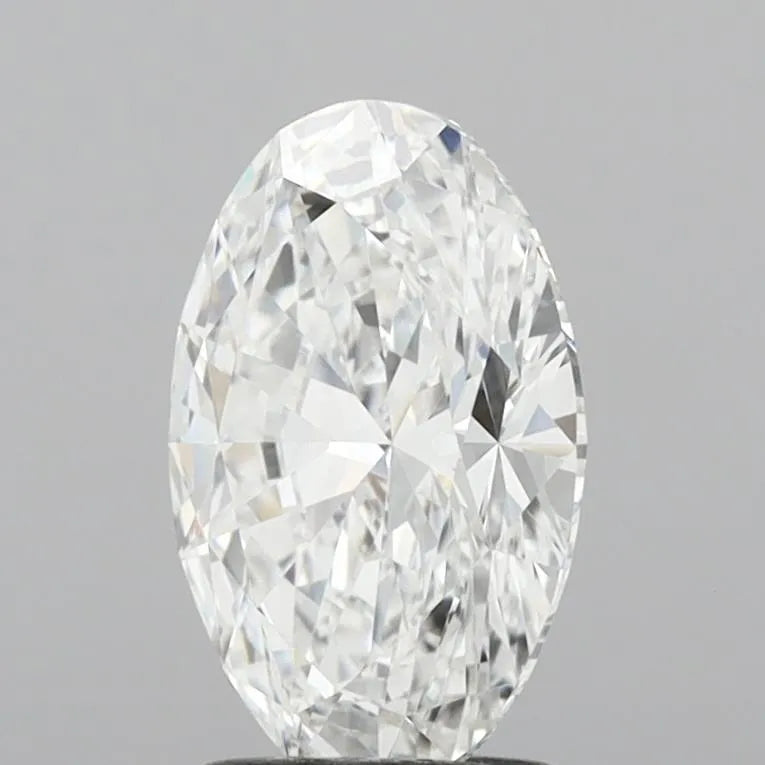 2.00ct Oval Lab Grown Diamond (Colour E, Clarity VVS2, IGI Certified)