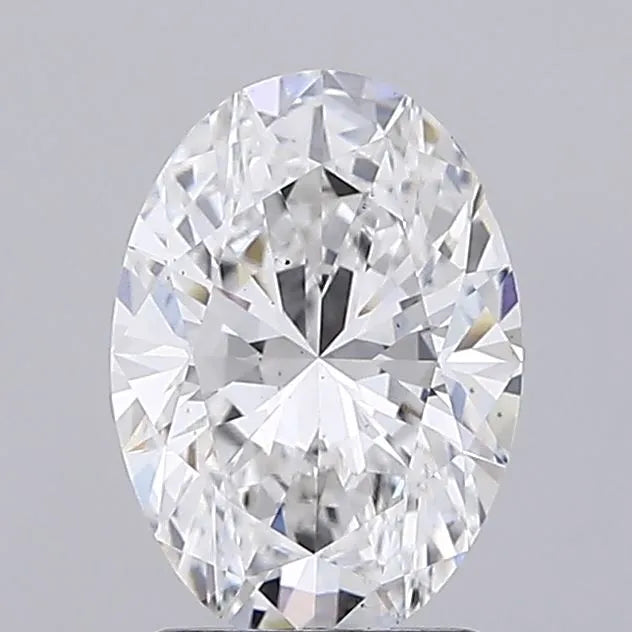 2.02ct Oval Lab Grown Diamond (Colour E, Clarity VS2, IGI Certified)